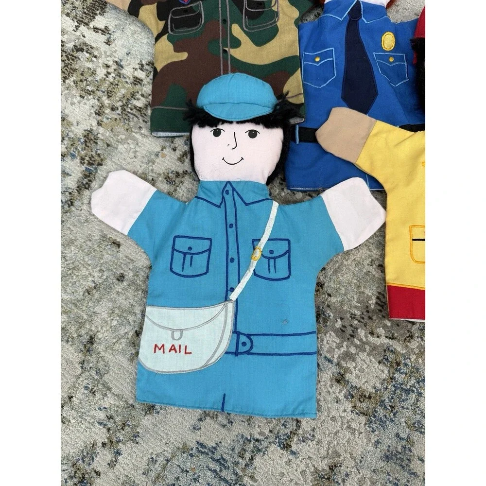 Rosalina hand puppet handy community helpers lot of 6 doctor fireman policeman